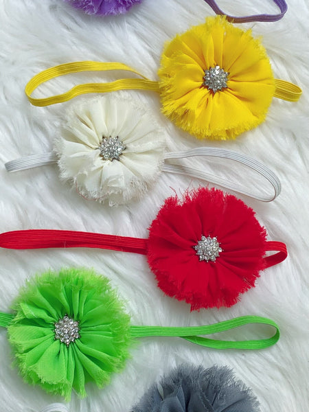 Fringe Flower Headband Set - Nico Bella Boutique 