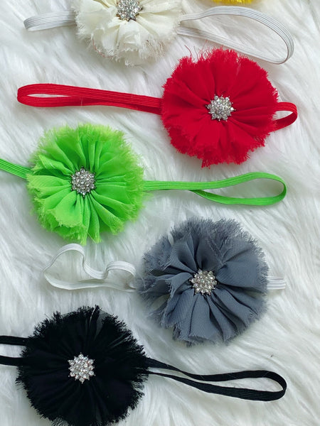 Fringe Flower Headband Set - Nico Bella Boutique 