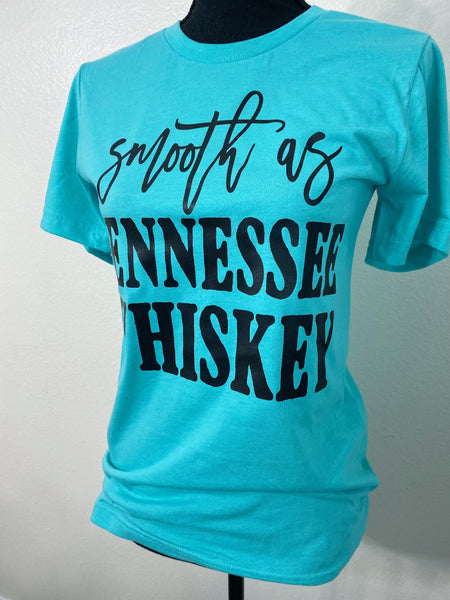 Smooth as Tennessee Whiskey Graphic Tee - Nico Bella Boutique 