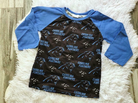 Carolina Panthers Unisex Raglan - Nico Bella Boutique 