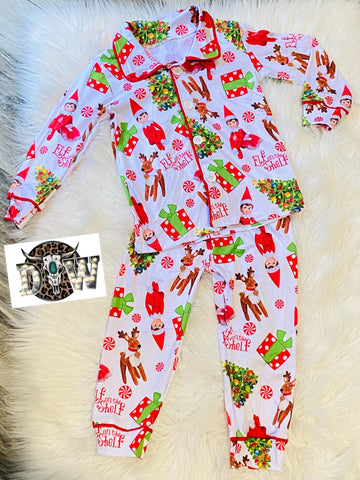 Elf on the Shelf Pajama Set