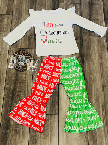 Naughty Nice Christmas Outfit