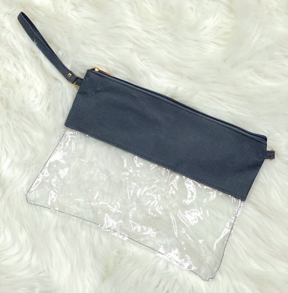 Grey Stadium Crossbody Bag - Nico Bella Boutique 