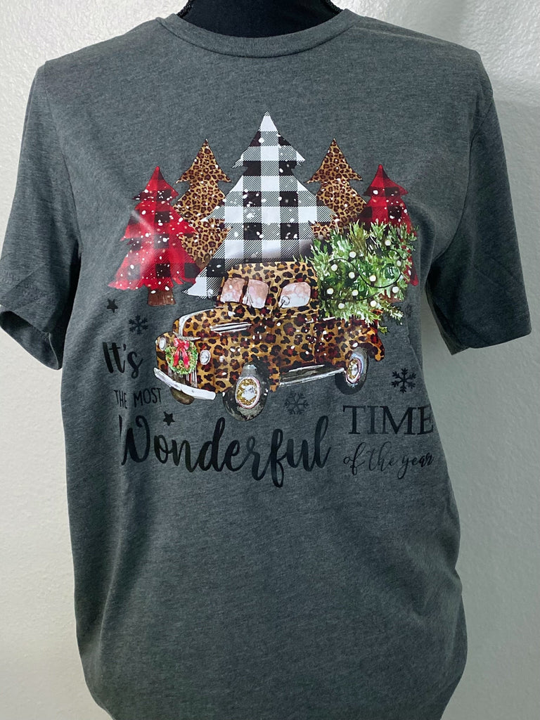 It's the Most Wonderful Time of The Year Graphic Tee - Nico Bella Boutique 