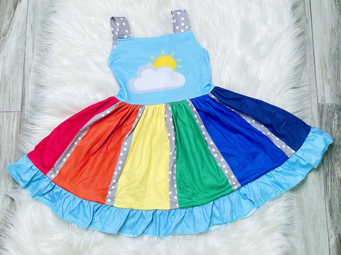 Ultimate Rainbow Twirl Dress - Nico Bella Boutique 
