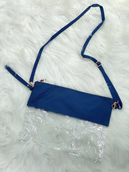 Navy Stadium Crossbody Bag - Nico Bella Boutique 