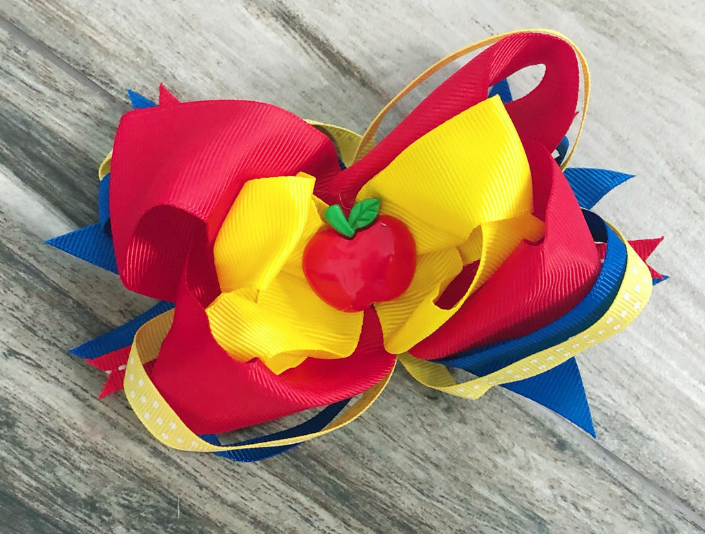 Apple Center Bow - Nico Bella Boutique 