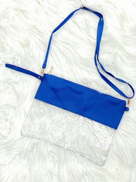 Blue Stadium Crossbody Bag - Nico Bella Boutique 