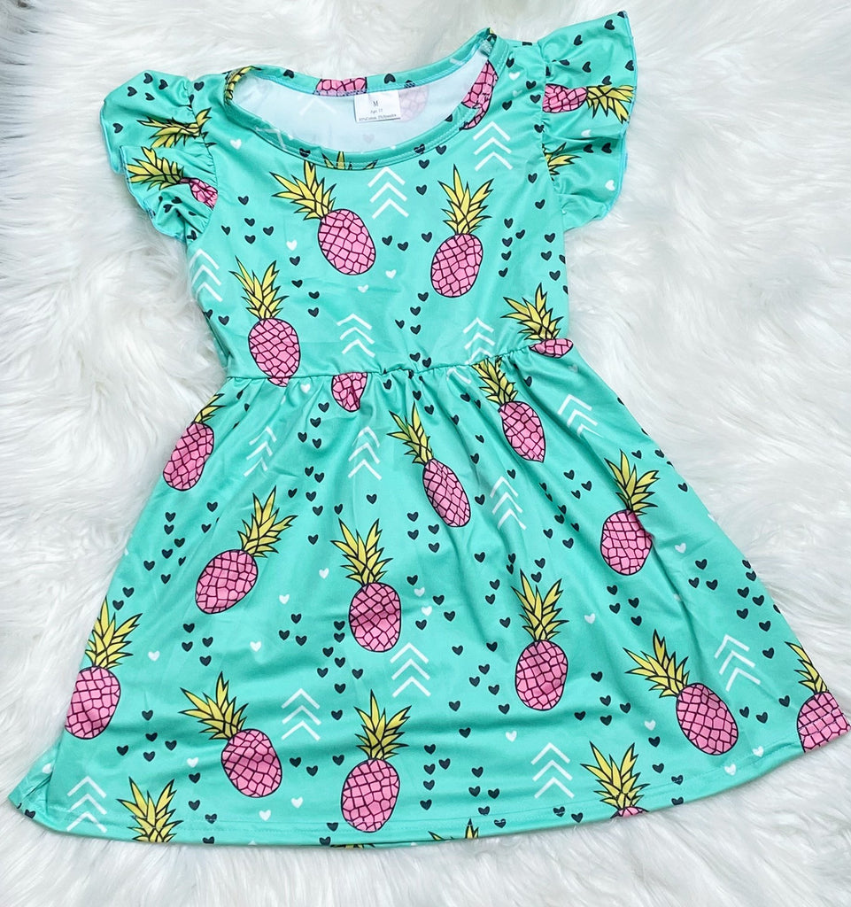 Pineapple Pearl Dress - Nico Bella Boutique 