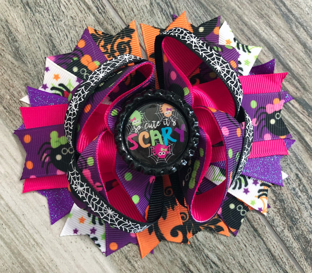 So Cute it's Scary Hair Bow - Nico Bella Boutique 