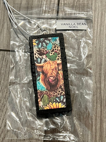 Highland Cow Freshie - Vanilla Bean Noel Scent