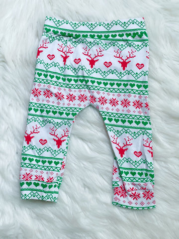 Christmas Print Pants - Nico Bella Boutique 