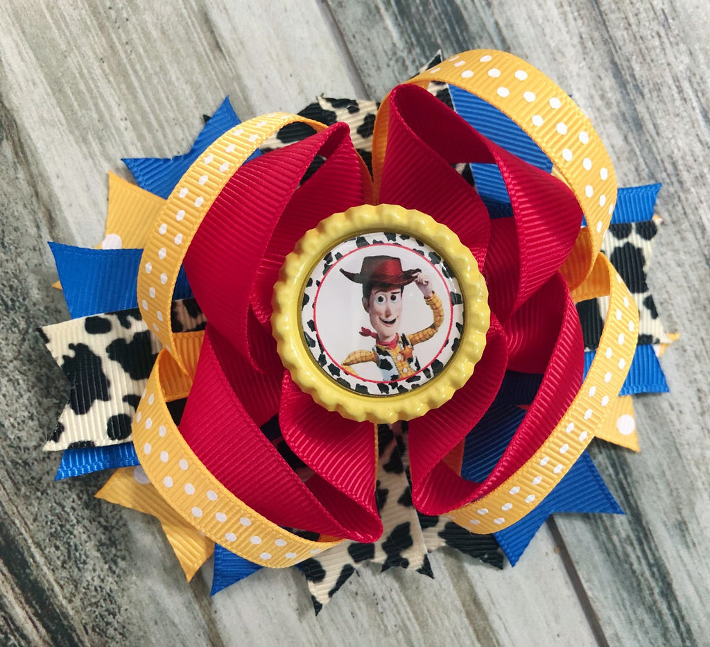 Woody Toy Story Hair Bow - Nico Bella Boutique 