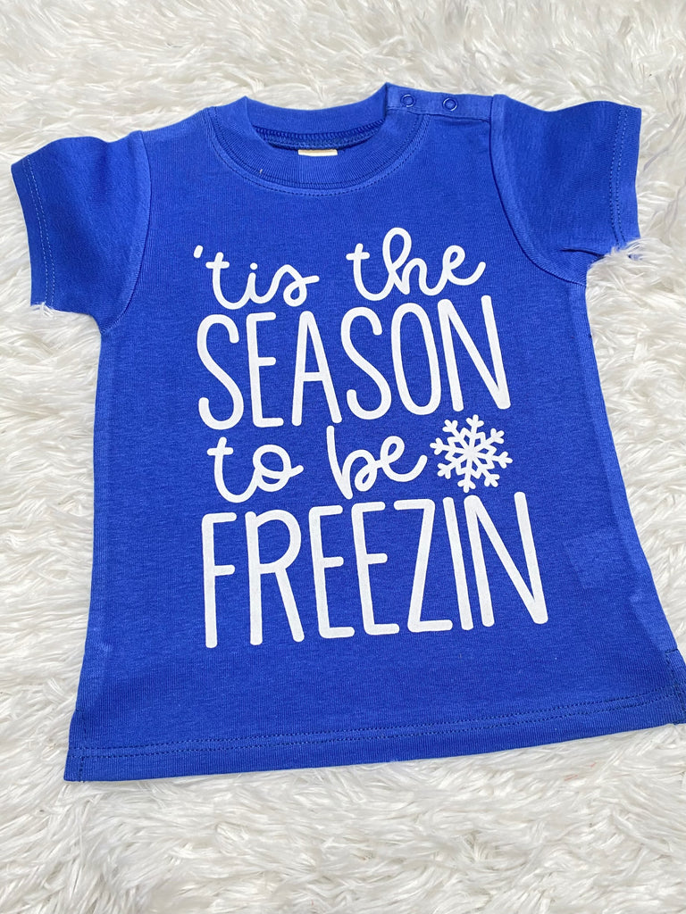 Tis The Season to Be Freezin' Infant Top