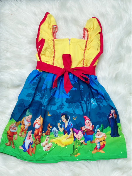 Snow White Princess Panel Dress - Nico Bella Boutique 