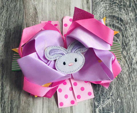 Bunny Girls Hair Bow - Nico Bella Boutique 