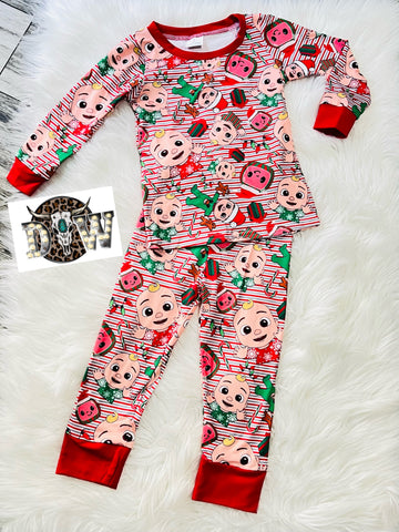 Cocomelon Christmas Pajama Set