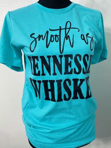 Smooth as Tennessee Whiskey Graphic Tee - Nico Bella Boutique 