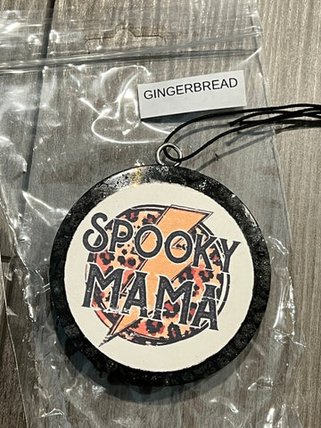 Spooky Mama Freshie - Gingerbread Scent