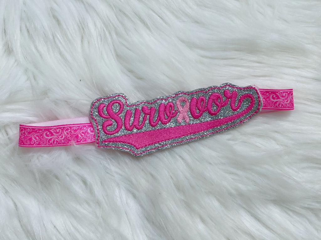 Survivor Breast Cancer Headband - Nico Bella Boutique 