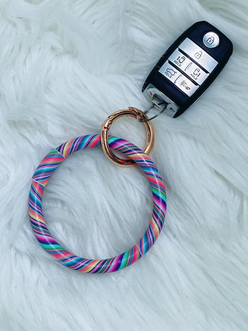 Serape Wristlet Bangle Keychain - Nico Bella Boutique 