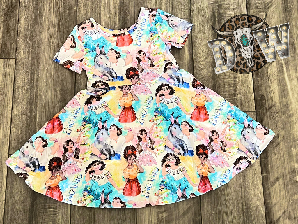 encanto princess dress Princess Mirabel Encanto Inspired Tutu Dress Pageant Ball Gown Birthday Party Costume