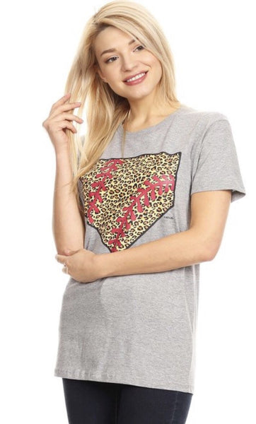 Cheetah Base Graphic Tee - Nico Bella Boutique 