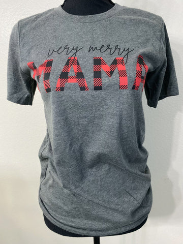 Very Merry Mama Graphic Tee - Nico Bella Boutique 