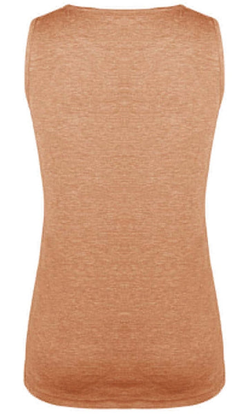 Orange Twist Hem Tank - Nico Bella Boutique 